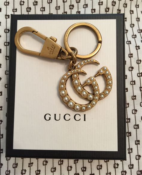 gucci car key holder|authentic gucci keychains.